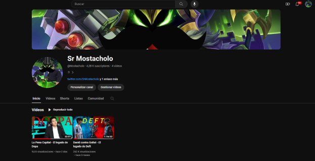 Screenshot einer Website mit schwarzem Hintergrund, das animierte Bilder und Text anzeigt, einschließlich des Texts "Wie lade ich YouTube-Videos herunter", was auf einen YouTube-Videostreaming-Dienst hinweist.