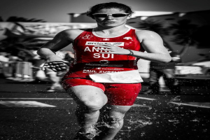 Triathletin Kaidi Kivioja bricht in ihrem ersten Voll-Ironman den estnischen Rekord
