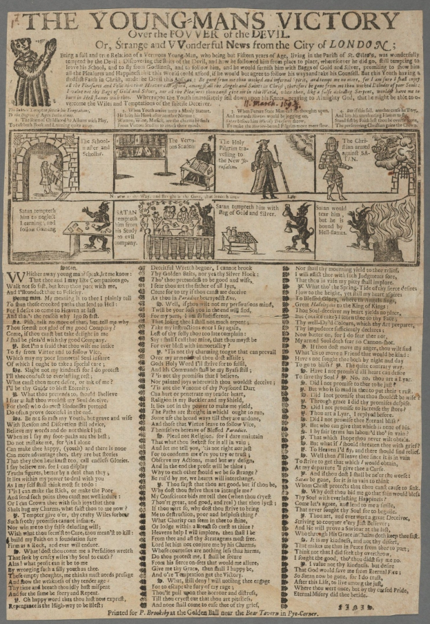 Ein siegestafter Papiertaschentuch-Kollage mit illustrierten jungen Männern mit entschlossener Miene und fetter Schrift.