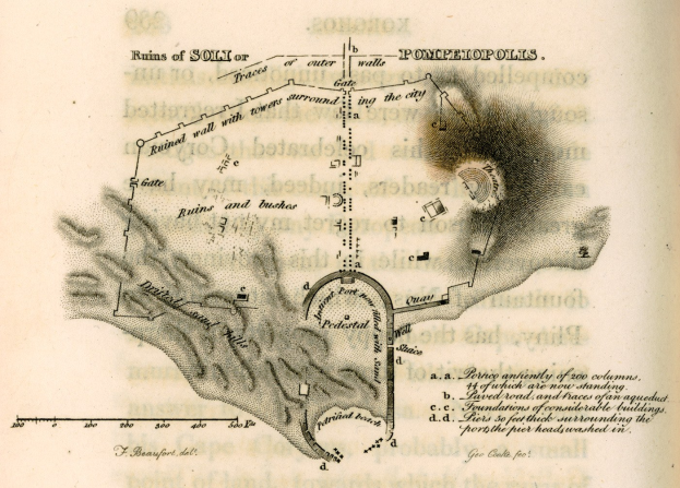 Ein abgegriffenes Buch mit einer detaillierten Stadtkarte auf dem Cover, begleitet von Texten über die Geschichte, Kultur und Sehenswürdigkeiten der Stadt.