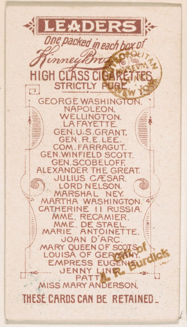 Visitenkarte mit dem Wort "Führer" darauf gegen einen weißen Hintergrund.